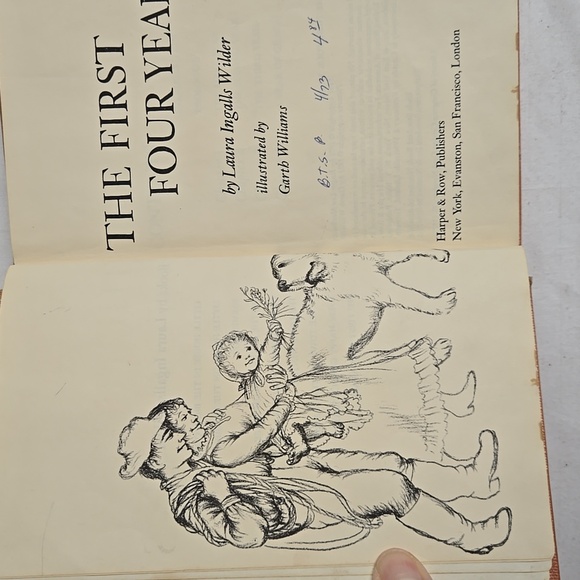 Vintage OLD 1971 Hardback Book The First Four Years Laura Ingalls Wilder - Picture 8 of 16